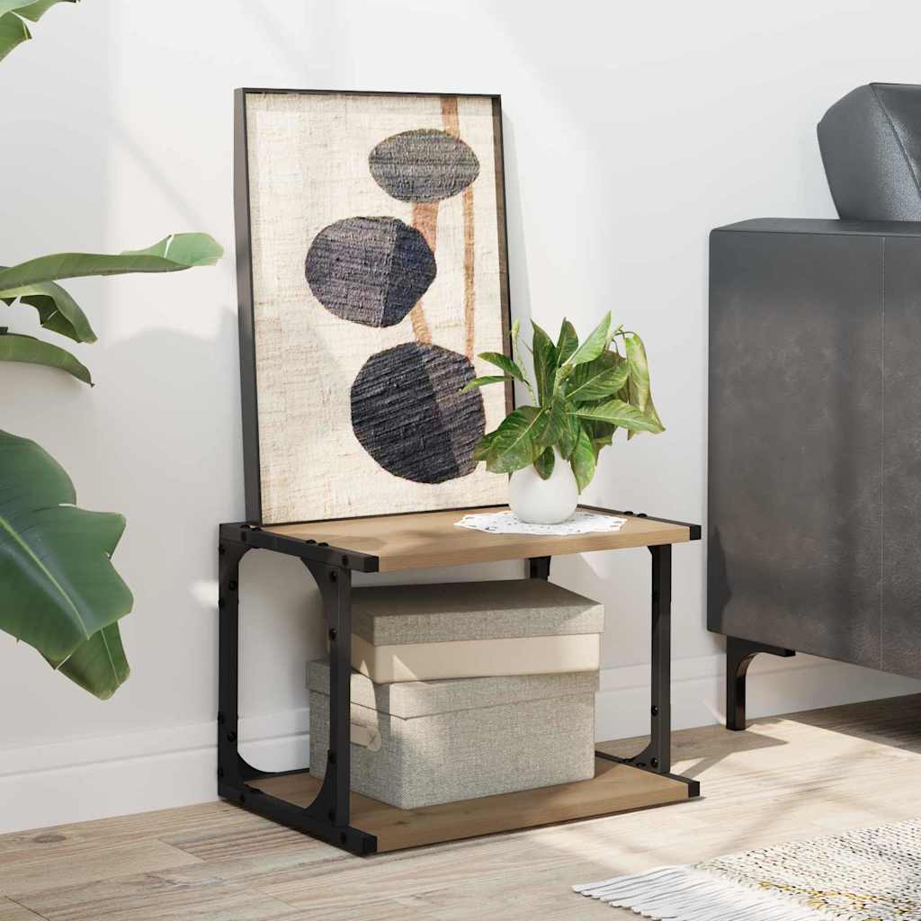 Suport pentru imprimantă Stejar Artizanal 41 x 28 x 33.5 cm GartenMobel Dekor