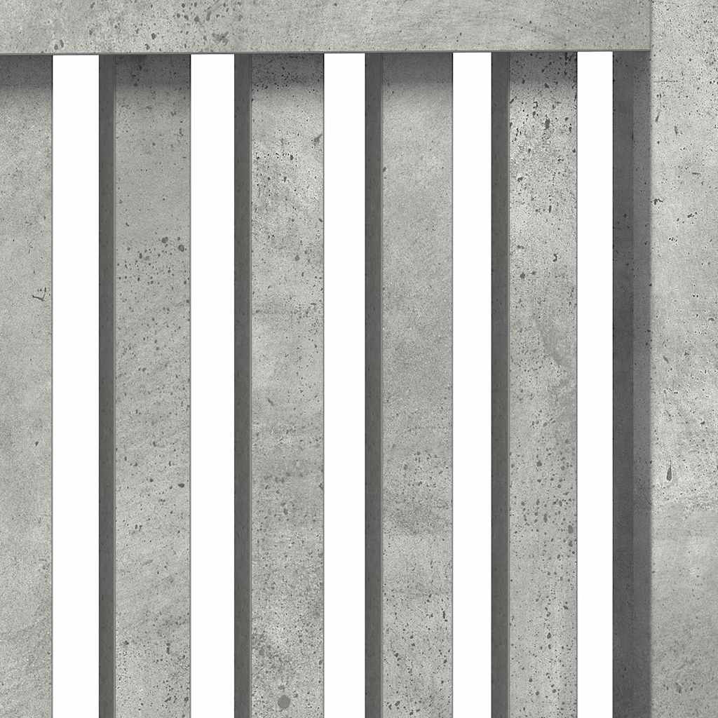 Capac pentru radiator Gri din beton 78 x 19 x 81,5 cm GartenMobel Dekor