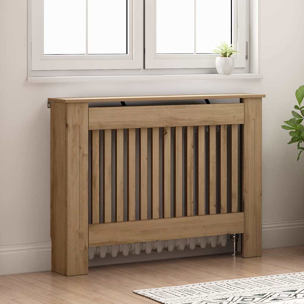 Capac pentru radiator Stejar Artizanal 112 x 19 x 81,5 cm GartenMobel Dekor