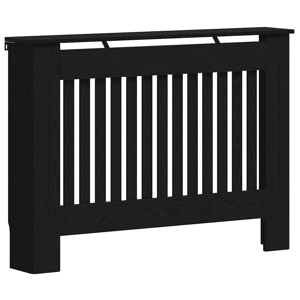 Capac pentru radiator Stejar Negru 112 x 19 x 81,5 cm GartenMobel Dekor