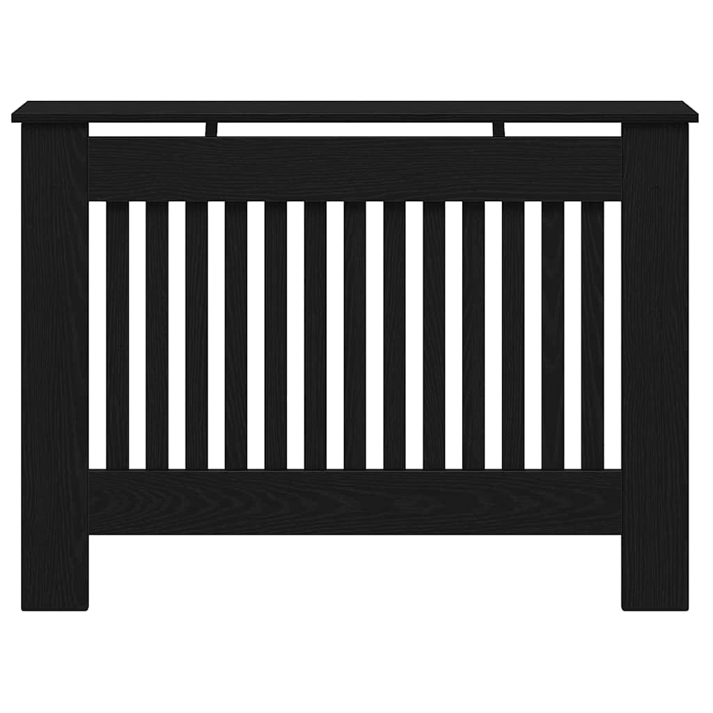 Capac pentru radiator Stejar Negru 112 x 19 x 81,5 cm GartenMobel Dekor