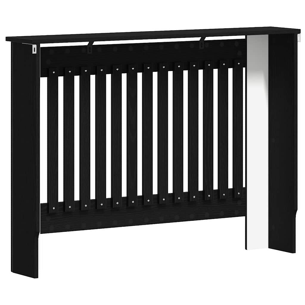 Capac pentru radiator Stejar Negru 112 x 19 x 81,5 cm GartenMobel Dekor