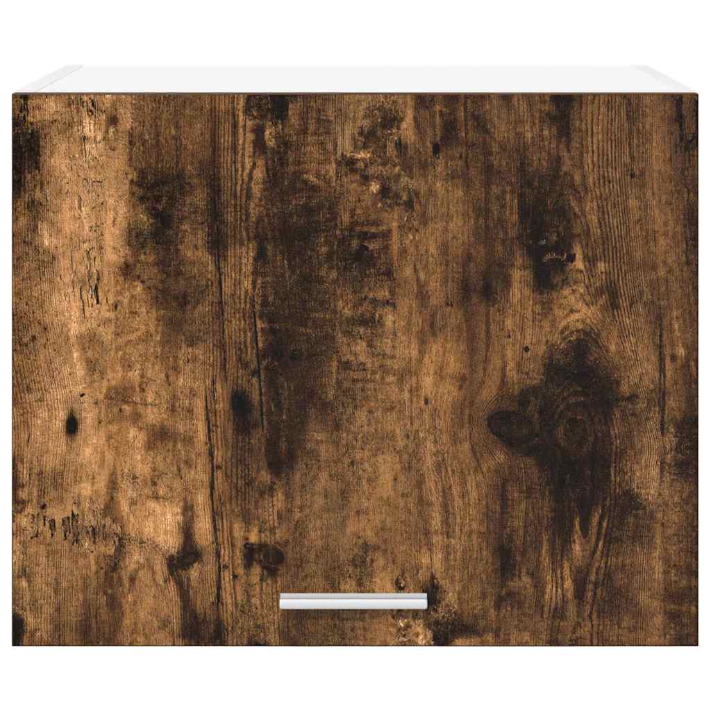 Dulap suspendat Riga 2 pcs Stejar afumat și alb 50 x 31 x 40 cm GartenMobel Dekor