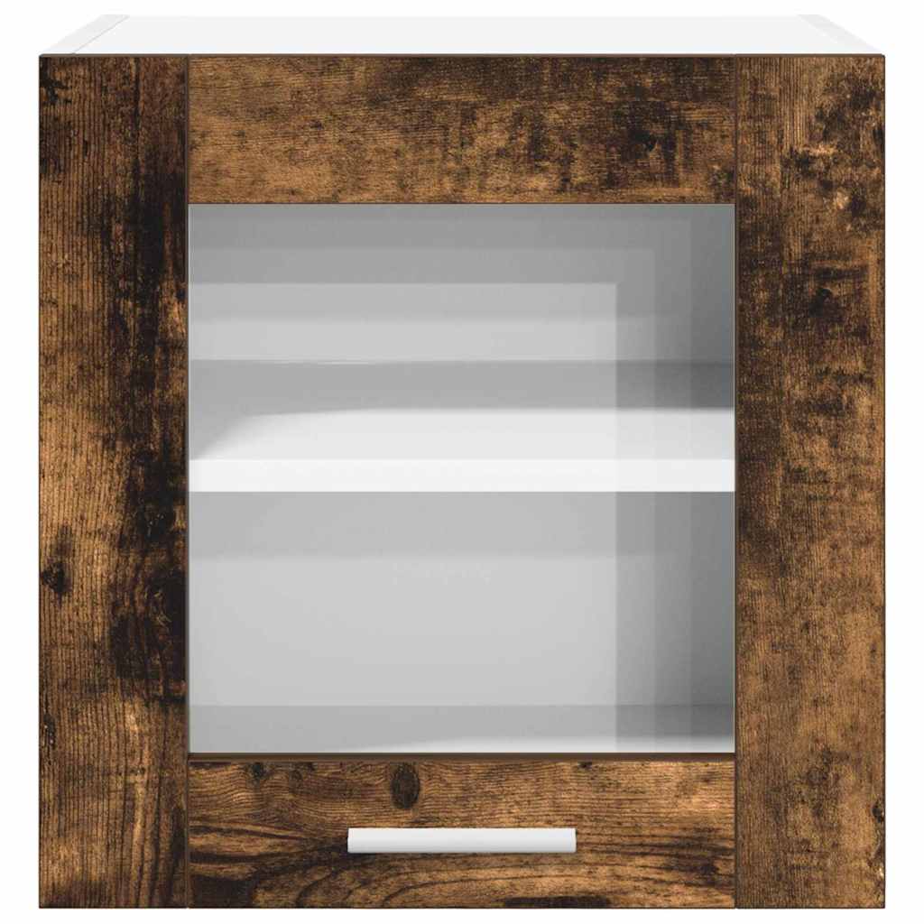 Dulap suspendat Riga 2 pcs Stejar fumuriu 40 x 31 x 40 cm GartenMobel Dekor