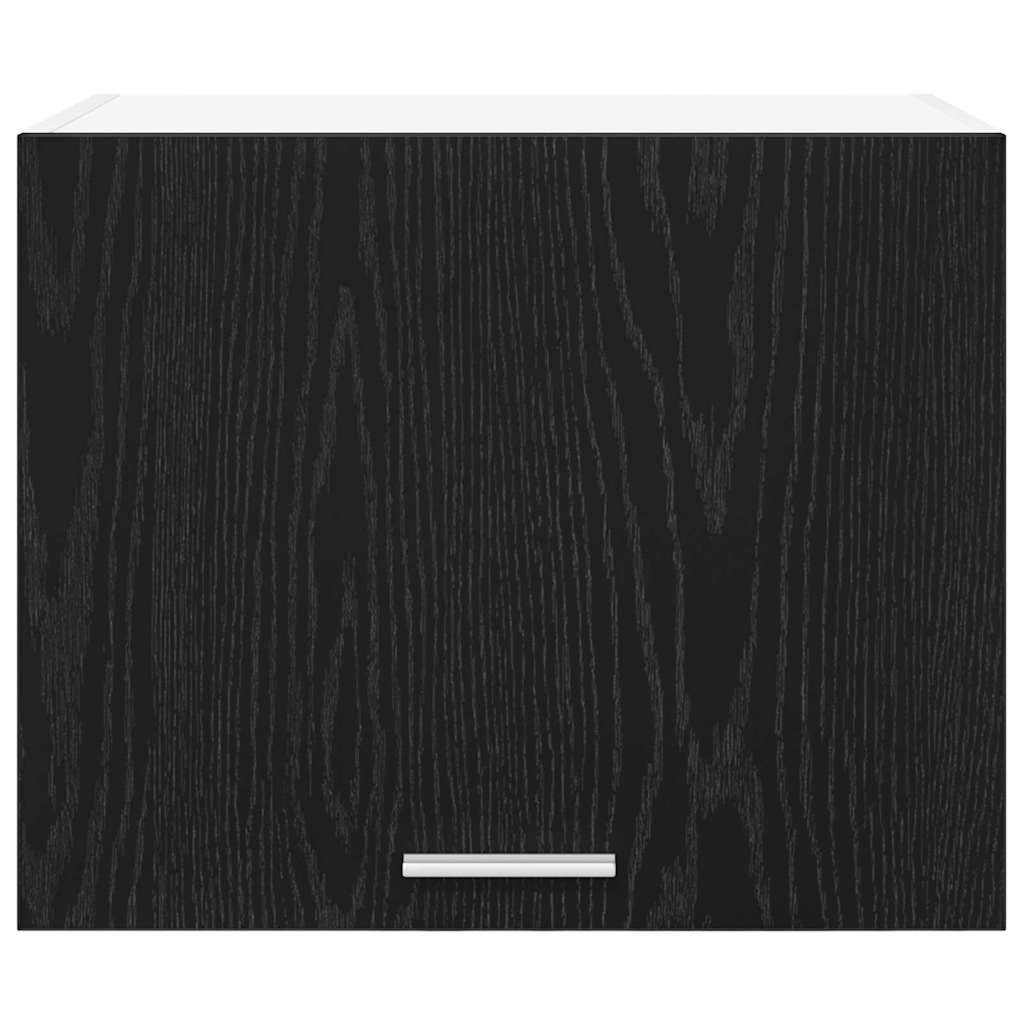 Dulap suspendat Riga 2 pcs Stejar negru și Alb 50 x 31 x 40 cm GartenMobel Dekor