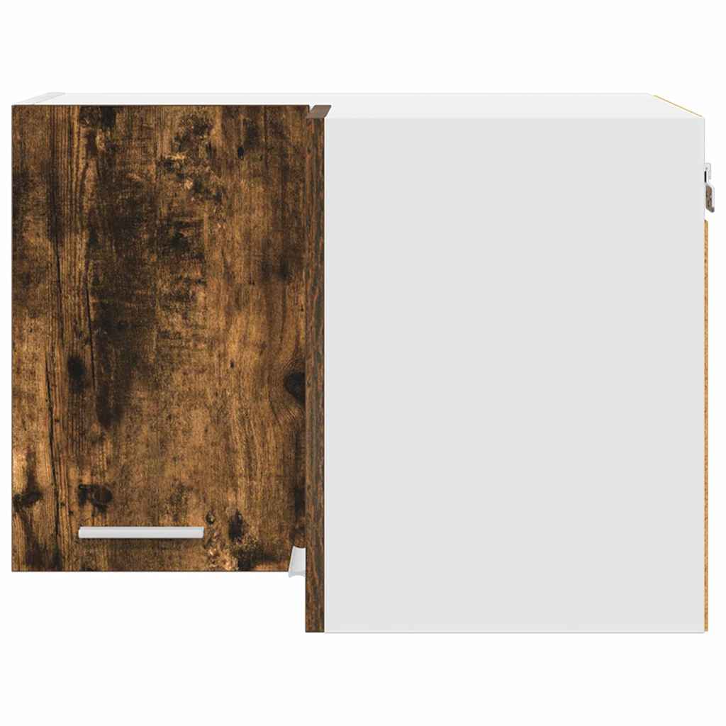 Dulap suspendat Riga Stejar afumat și alb 57 x 57 x 40 cm GartenMobel Dekor
