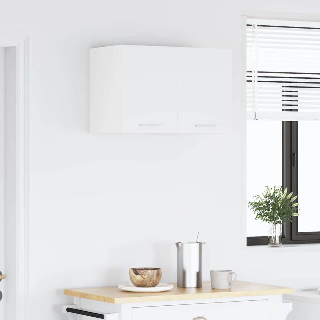 Dulap suspendat cu raft Riga Alb 30 x 31 x 40 cm Lemn compozit GartenMobel Dekor