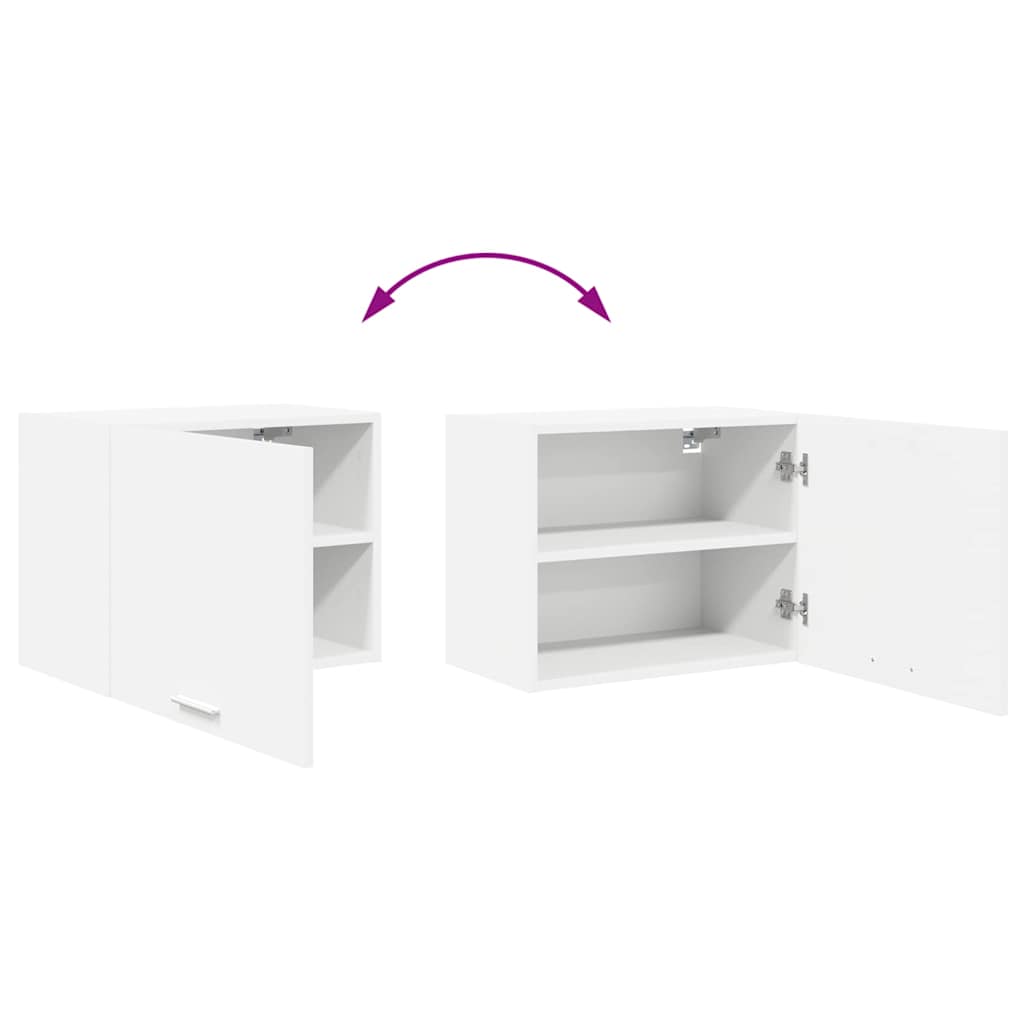 Dulap suspendat cu raft Riga Alb 50 x 31 x 40 cm Lemn compozit GartenMobel Dekor