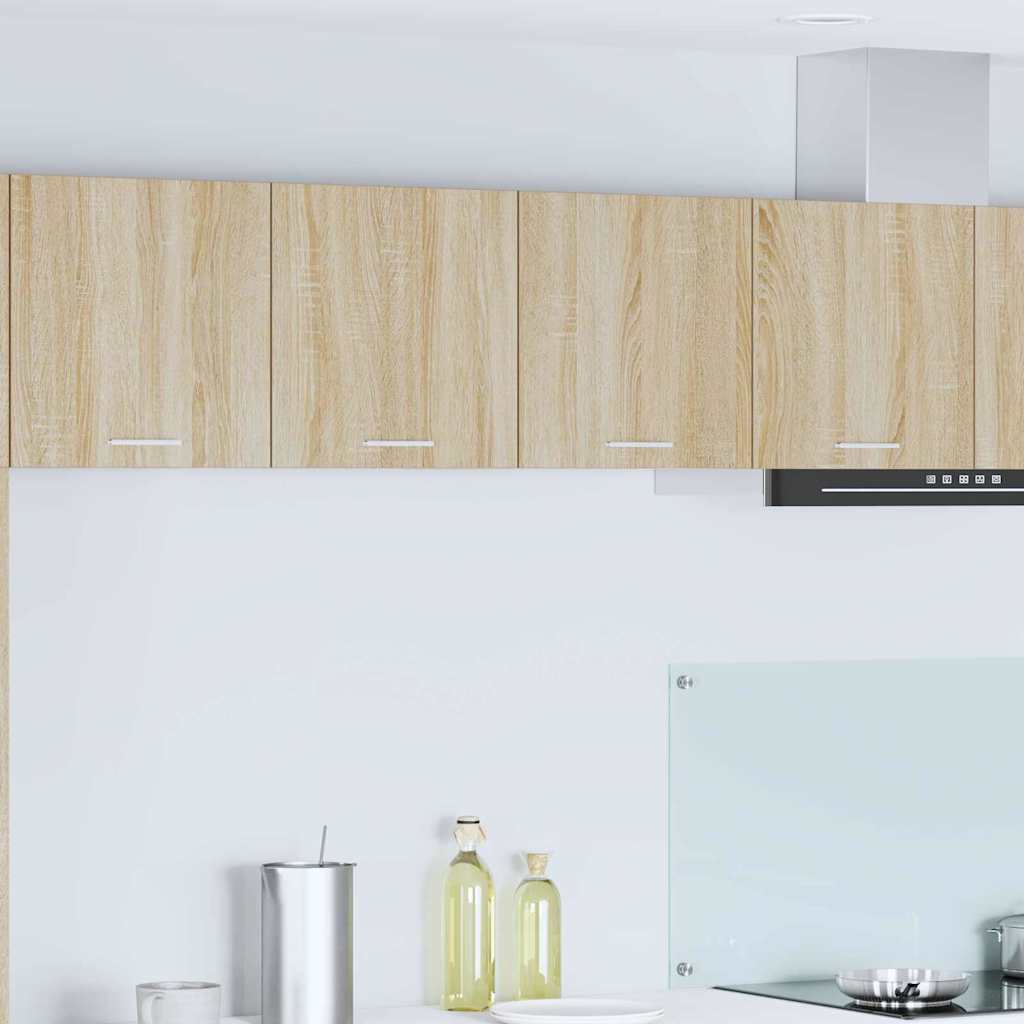 Dulap suspendat cu raft Riga Stejar Sonoma 80 x 31 x 40 cm GartenMobel Dekor