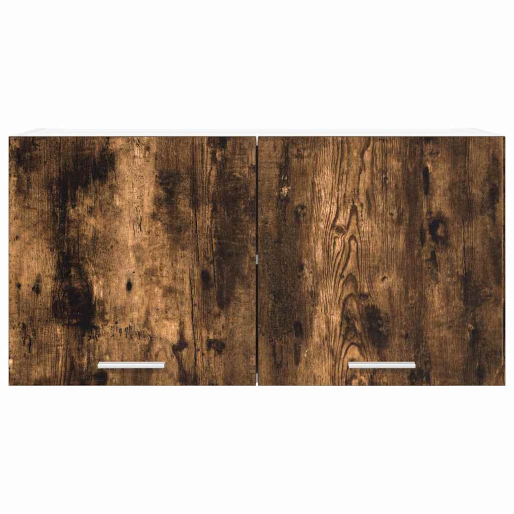 Dulap suspendat cu raft Riga Stejar fumuriu 80 x 31 x 40 cm GartenMobel Dekor