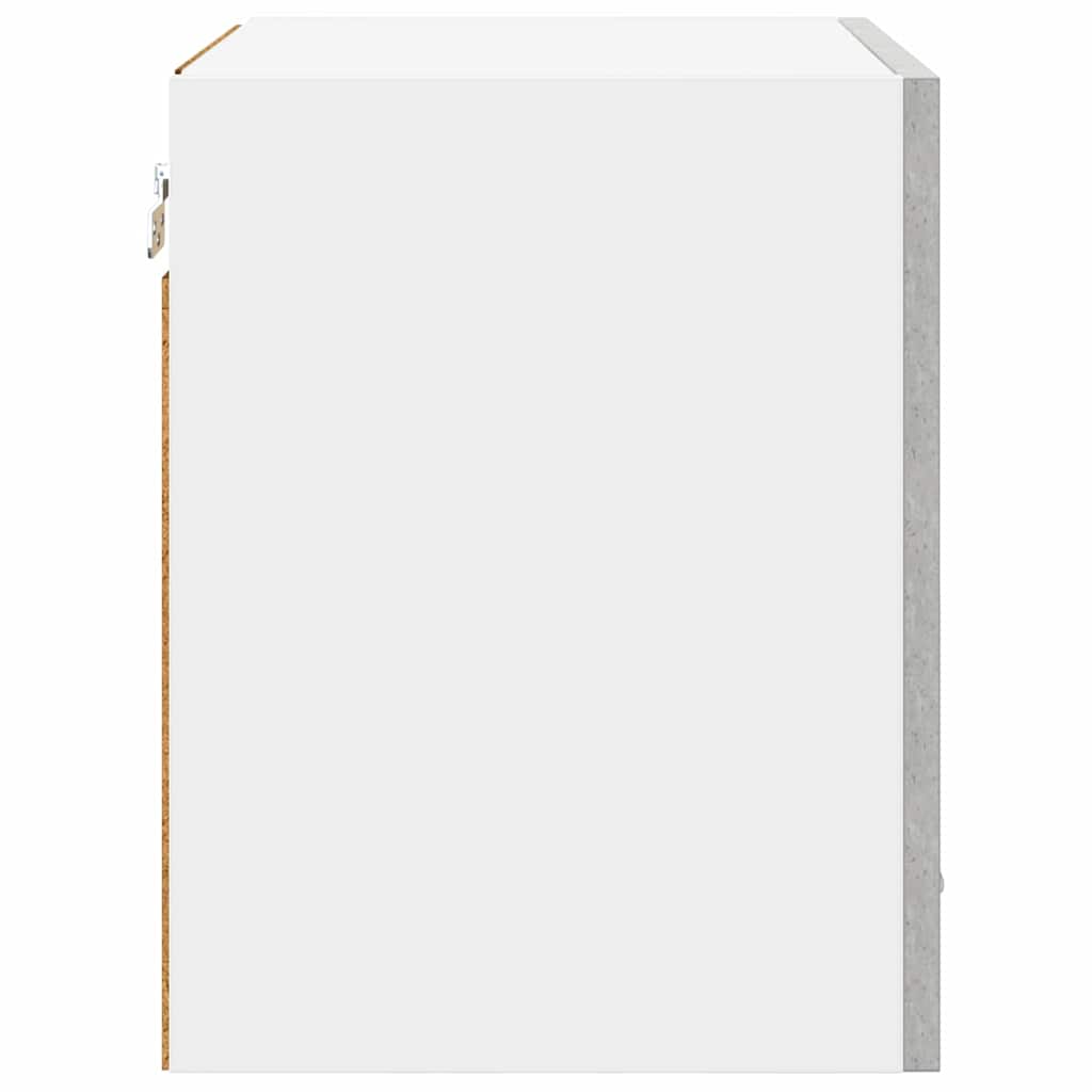 Dulap suspendat cu ușă Riga 2 pcs Gri din beton 40 x 31 x 40 cm GartenMobel Dekor