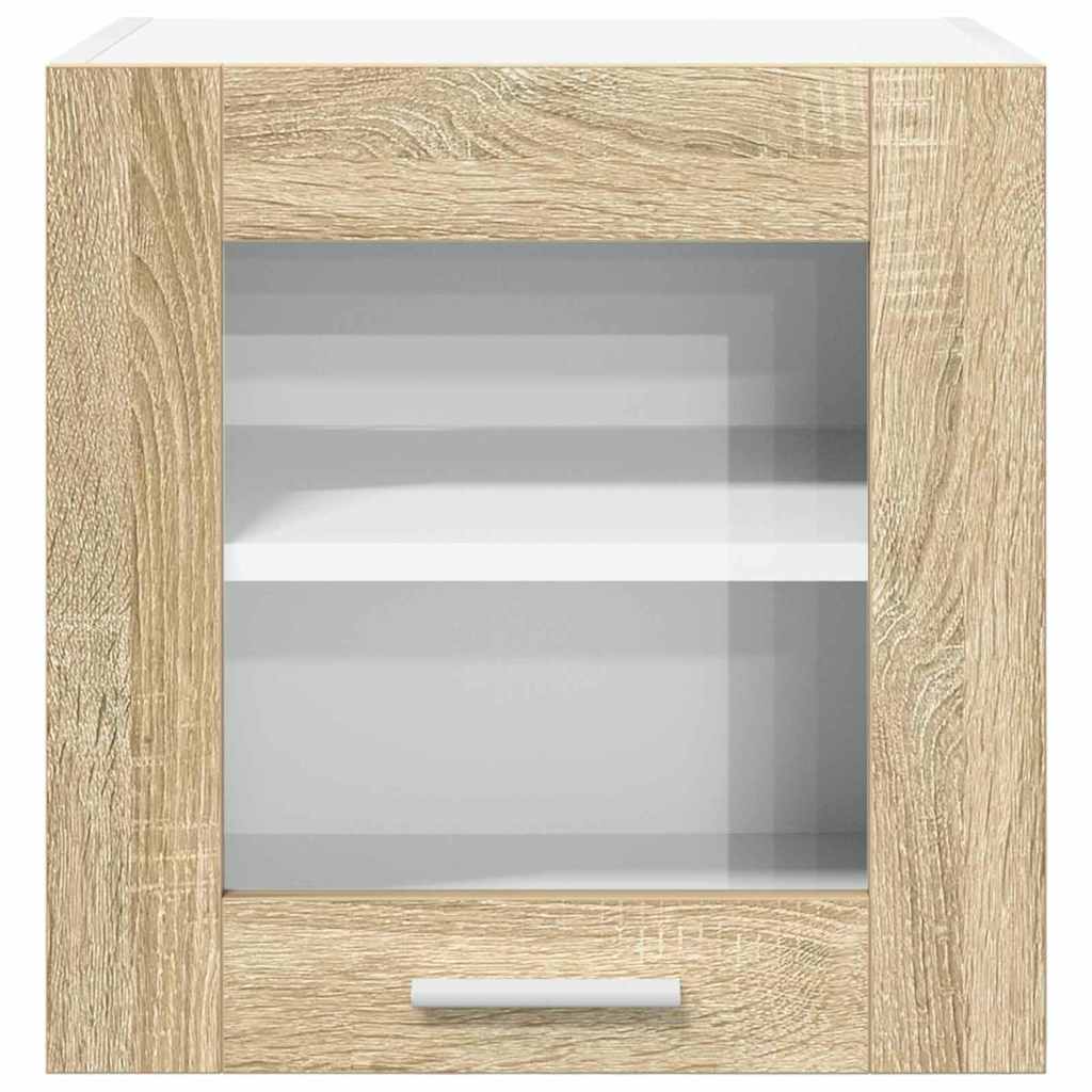 Dulap suspendat cu ușă Riga 2 pcs Stejar Sonoma 40 x 31 x 40 cm GartenMobel Dekor