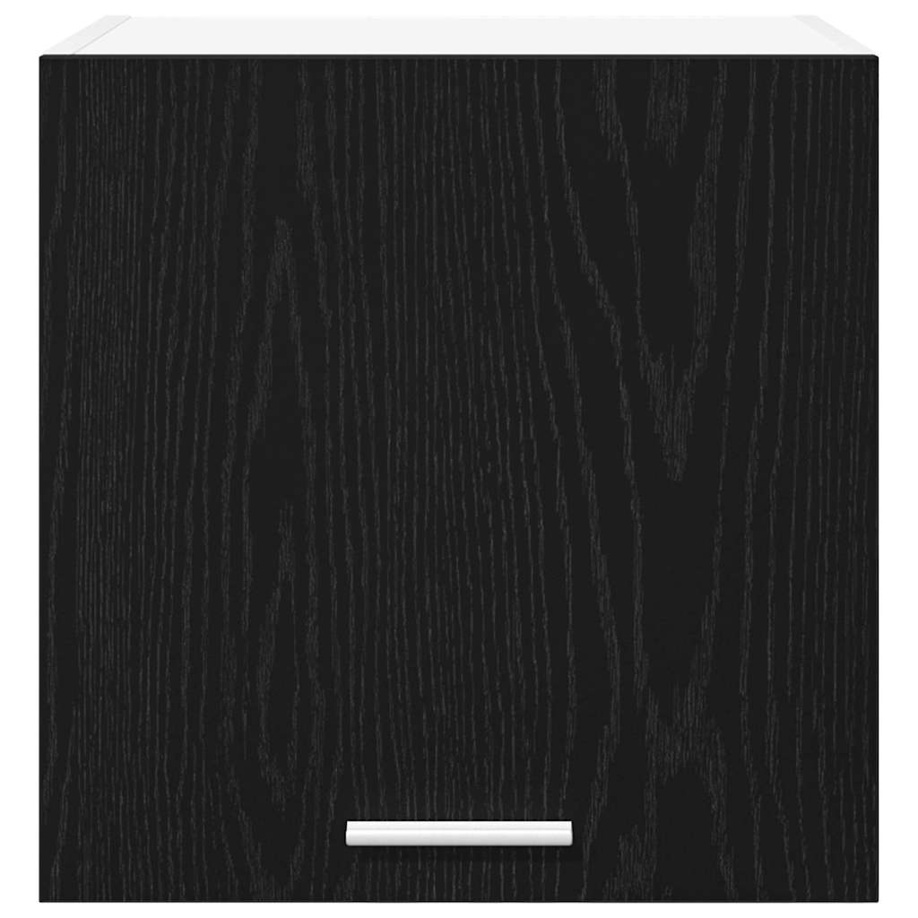 Dulap suspendat cu ușă Riga Stejar negru și Alb 40 x 31 x 40 cm GartenMobel Dekor