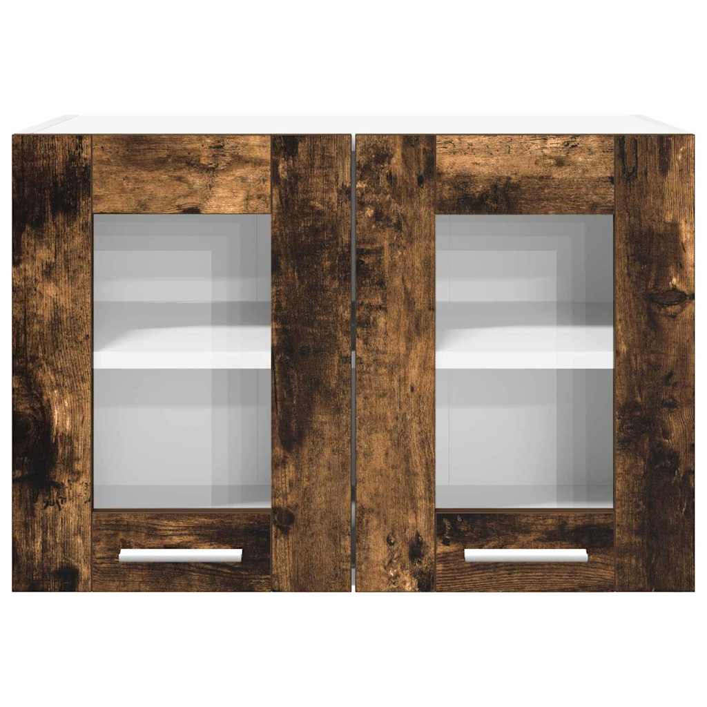 Dulap suspendat Riga 2 pcs Stejar fumuriu 60 x 31 x 40 cm GartenMobel Dekor