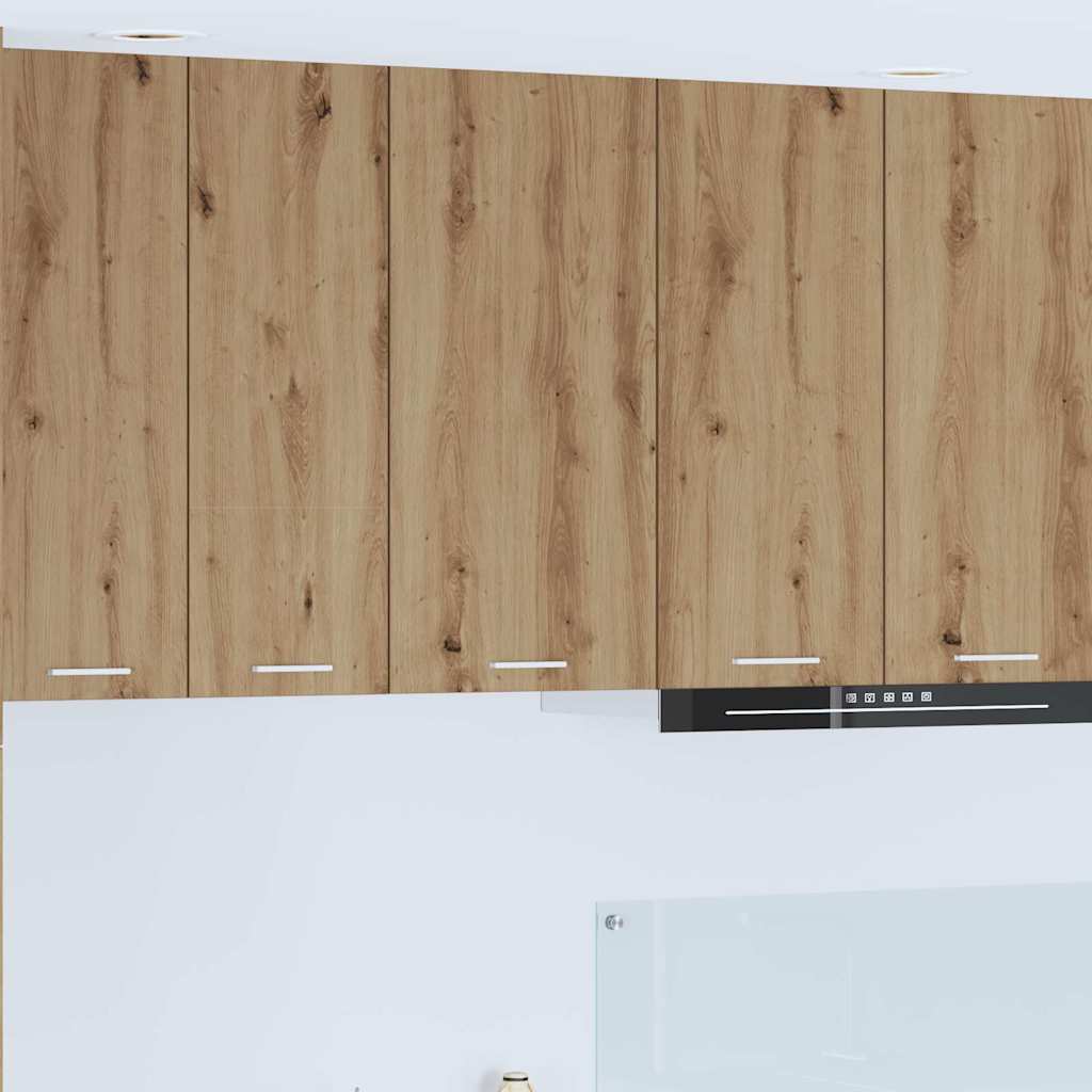 Dulap suspendat Riga Stejar Artisan și Alb 40 x 31 x 80 cm GartenMobel Dekor