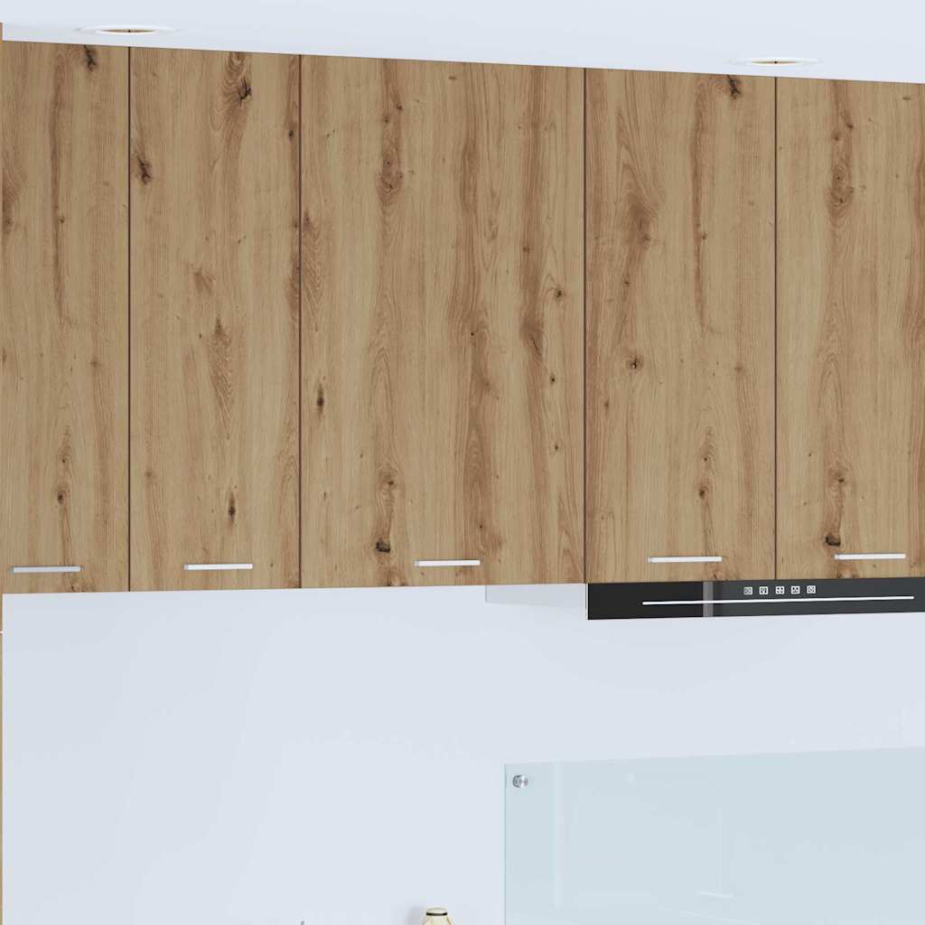 Dulap suspendat Riga Stejar Artisan și Alb 50 x 31 x 80 cm GartenMobel Dekor