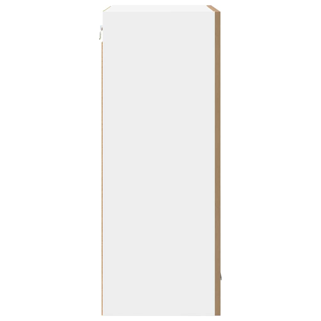 Dulap suspendat Riga Stejar Artisan și Alb 50 x 31 x 80 cm GartenMobel Dekor