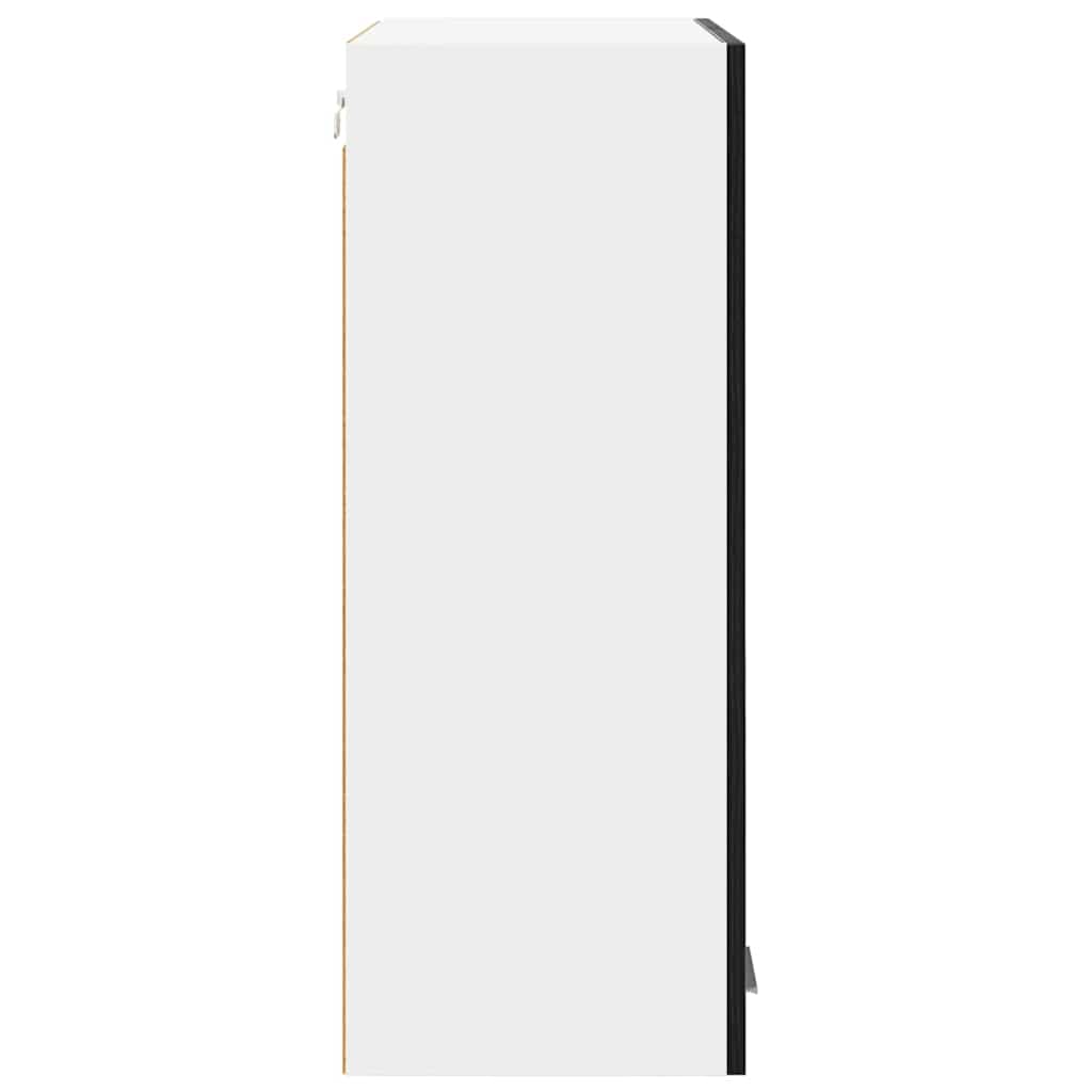 Dulap suspendat Riga Stejar Negru 60 x 31 x 80 cm Lemn compozit GartenMobel Dekor