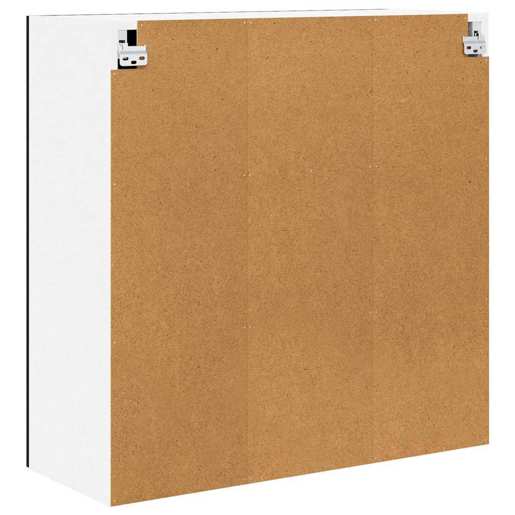 Dulap suspendat Riga Stejar Negru 80 x 31 x 80 cm Lemn compozit GartenMobel Dekor