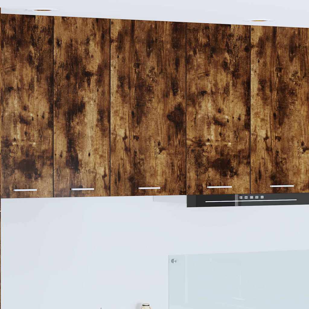 Dulap suspendat Riga Stejar afumat și alb 40 x 31 x 80 cm GartenMobel Dekor