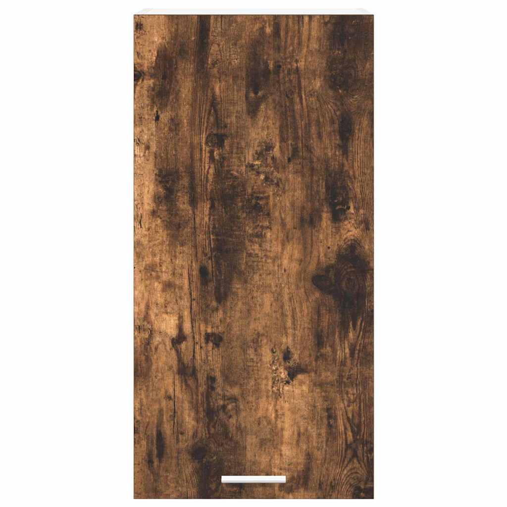 Dulap suspendat Riga Stejar afumat și alb 40 x 31 x 80 cm GartenMobel Dekor
