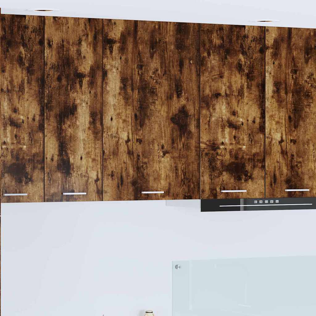 Dulap suspendat Riga Stejar afumat și alb 50 x 31 x 80 cm GartenMobel Dekor