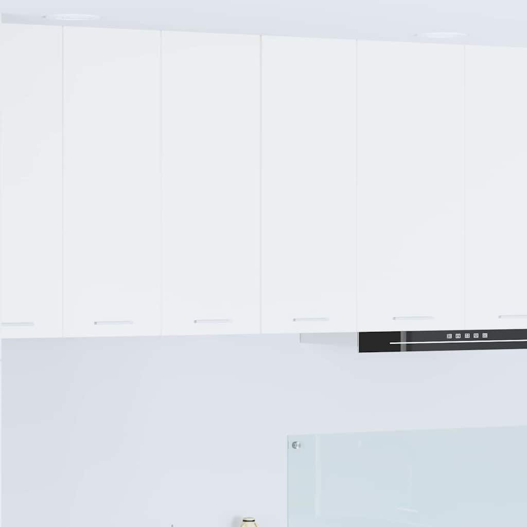 Dulap suspendat cu raft Riga Alb 30 x 31 x 80 cm Lemn compozit GartenMobel Dekor