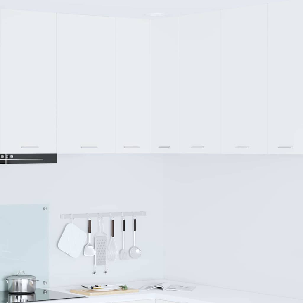 Dulap suspendat cu raft Riga Alb 57 x 57 x 80 cm Lemn compozit GartenMobel Dekor