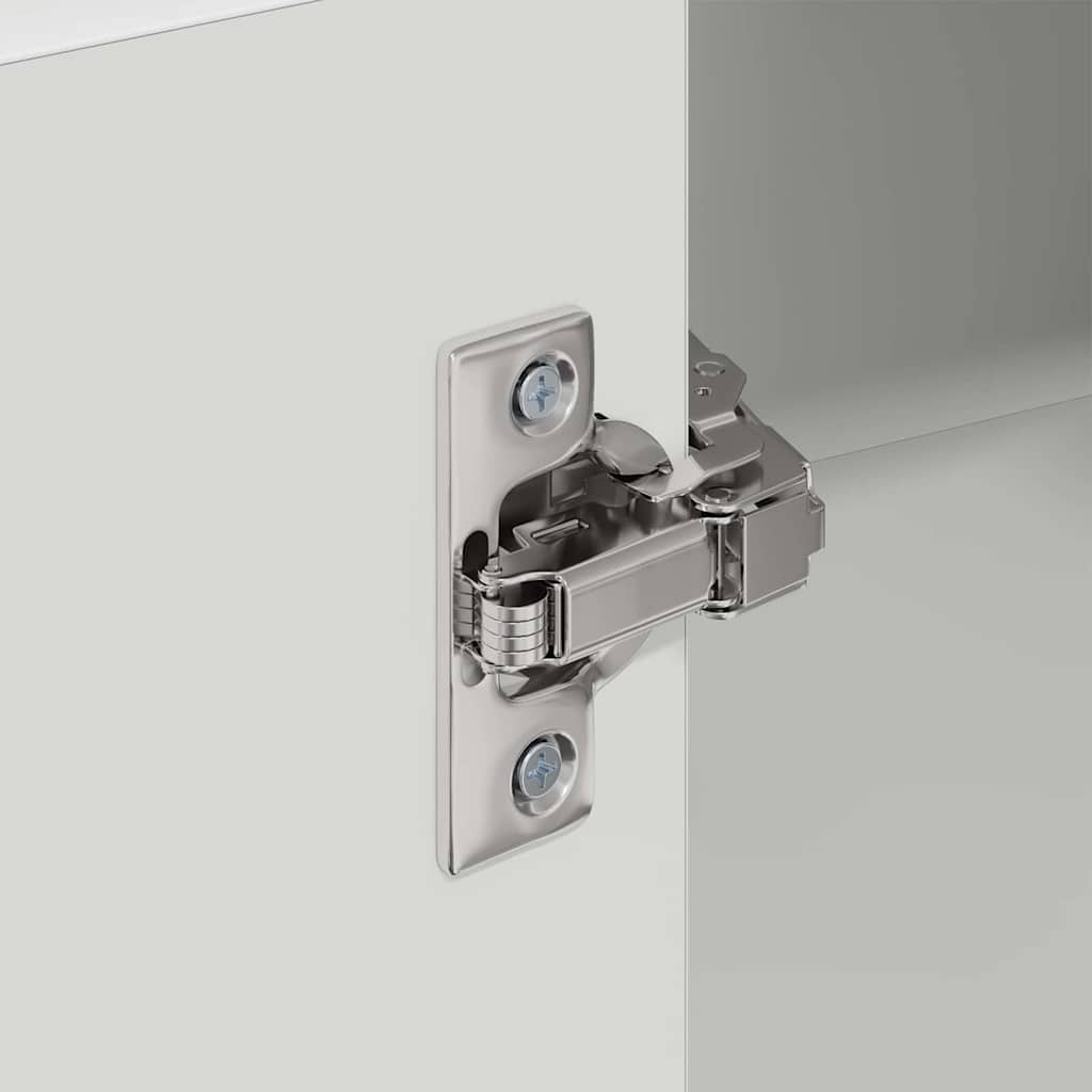 Dulap suspendat cu raft Riga Alb 57 x 57 x 80 cm Lemn compozit GartenMobel Dekor