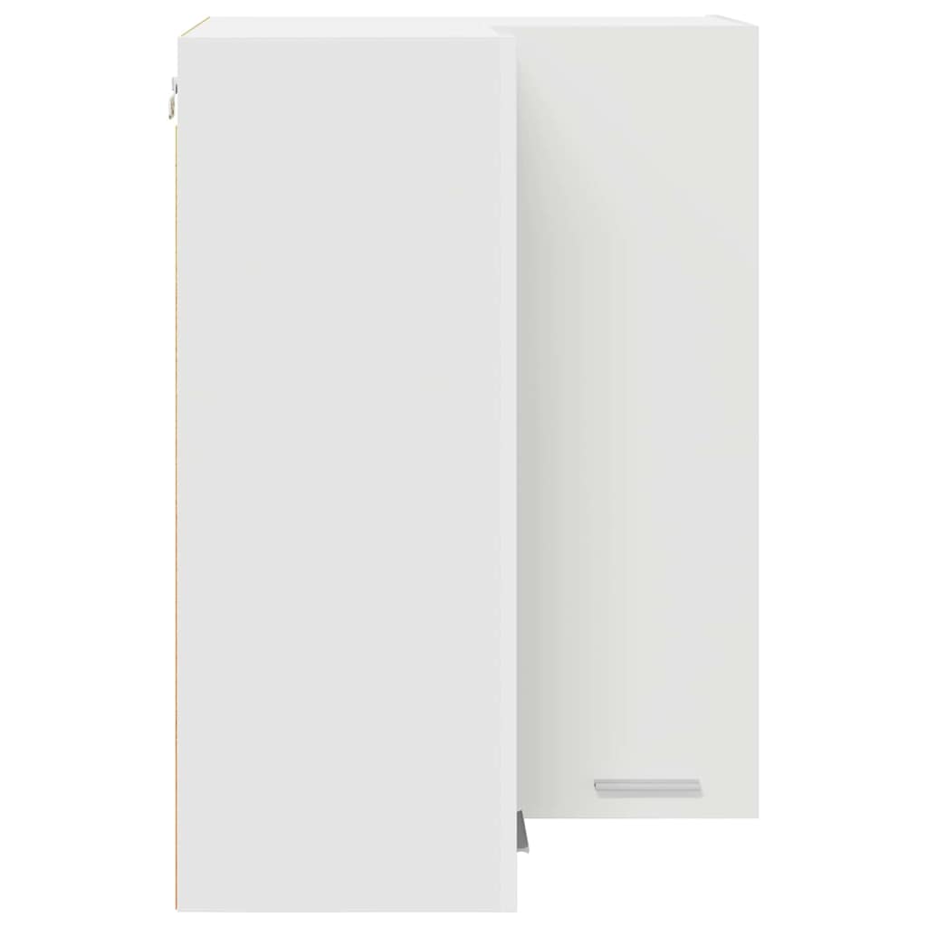 Dulap suspendat cu raft Riga Alb 57 x 57 x 80 cm Lemn compozit GartenMobel Dekor