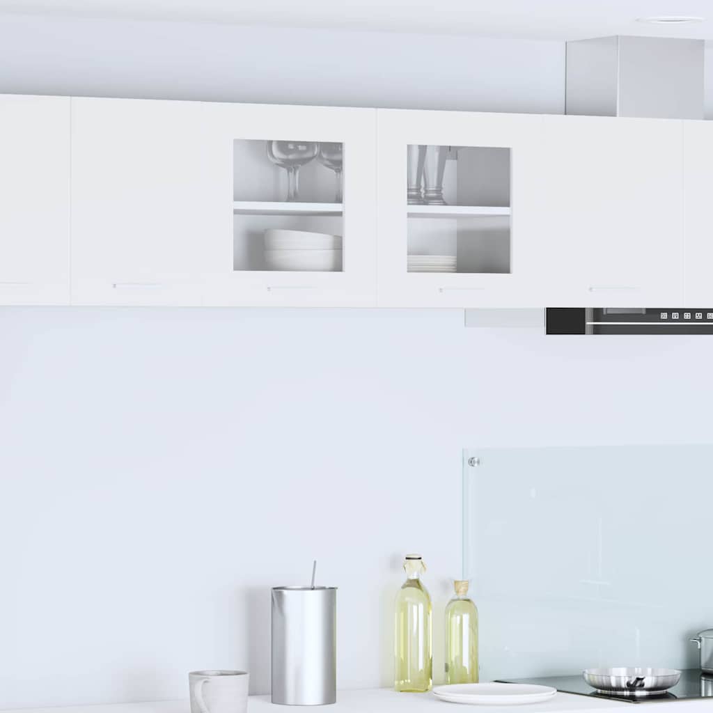 Dulap suspendat cu raft Riga Alb 80 x 31 x 40 cm Lemn compozit GartenMobel Dekor