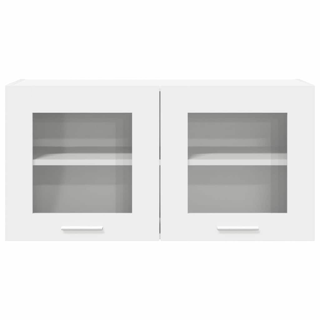 Dulap suspendat cu raft Riga Alb 80 x 31 x 40 cm Lemn compozit GartenMobel Dekor