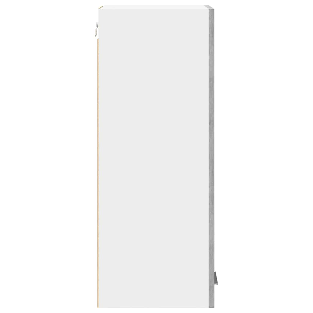 Dulap suspendat cu raft Riga Gri Sonoma și Alb 30 x 31 x 80 cm GartenMobel Dekor