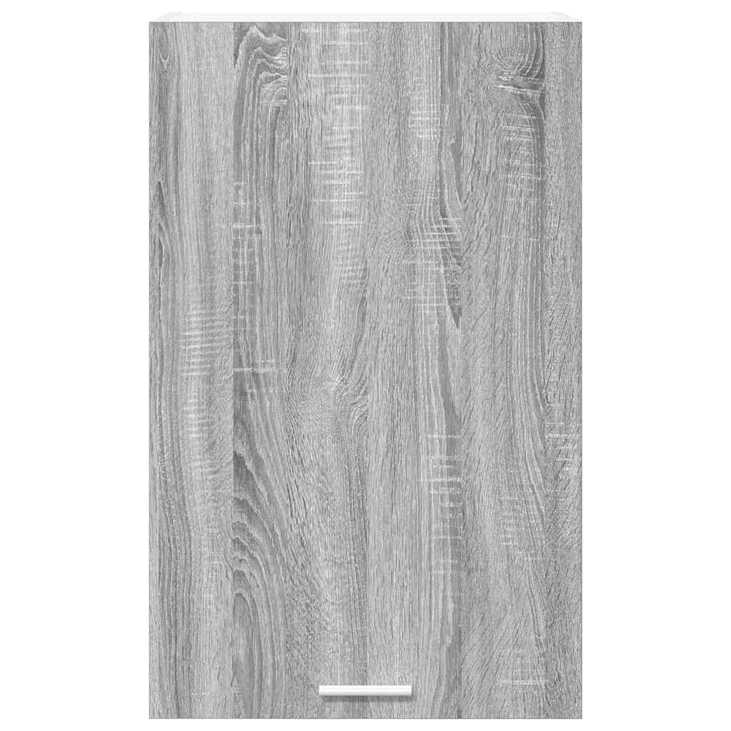 Dulap suspendat cu raft Riga Gri Sonoma și Alb 50 x 31 x 80 cm GartenMobel Dekor