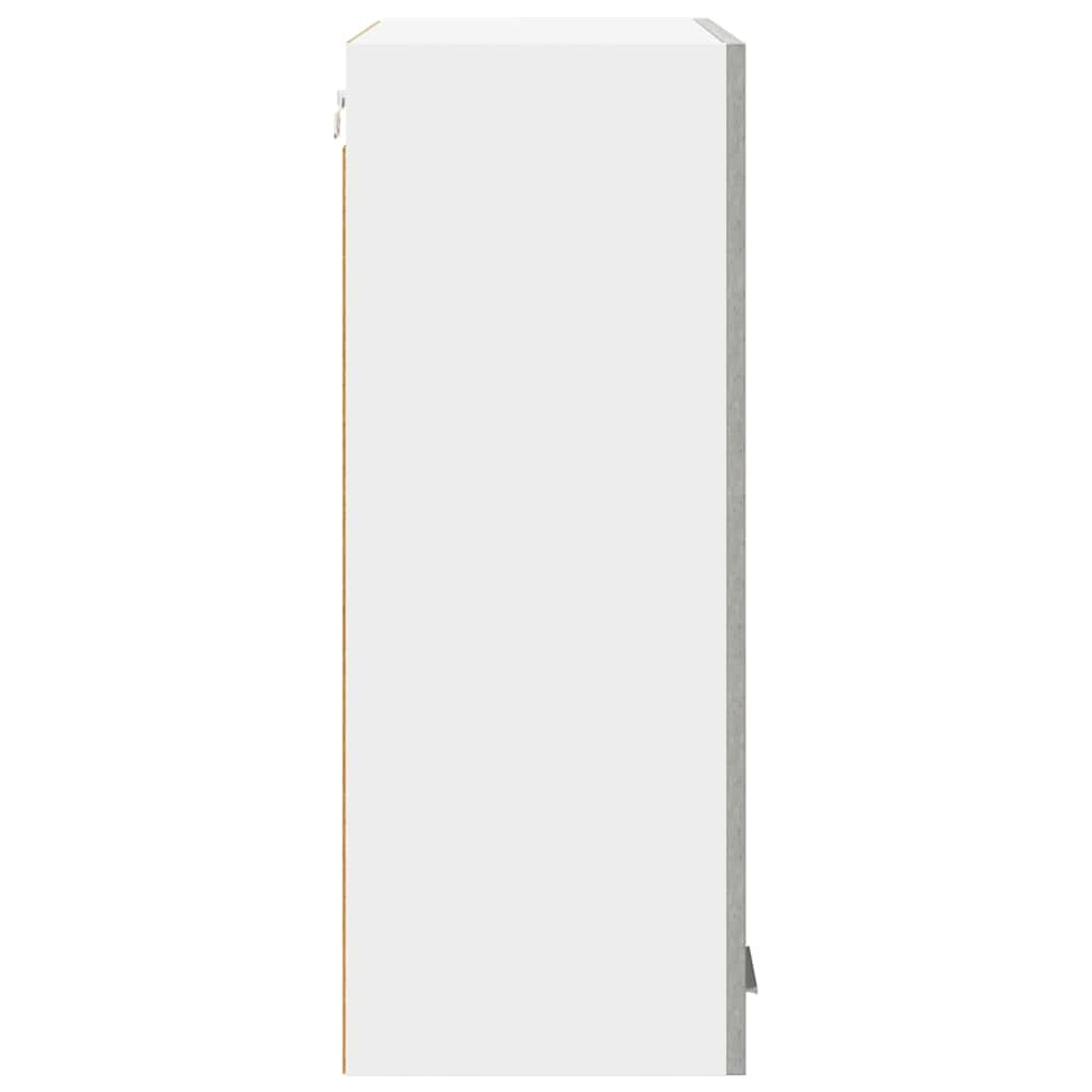 Dulap suspendat cu raft Riga Gri din beton 60 x 31 x 80 cm GartenMobel Dekor