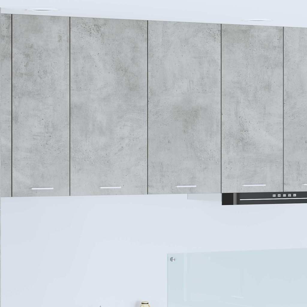 Dulap suspendat cu raft Riga Gri din beton 80 x 31 x 80 cm GartenMobel Dekor