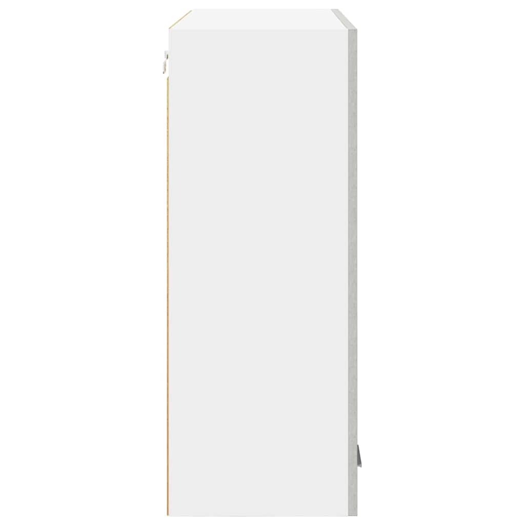 Dulap suspendat cu raft Riga Gri din beton 80 x 31 x 80 cm GartenMobel Dekor