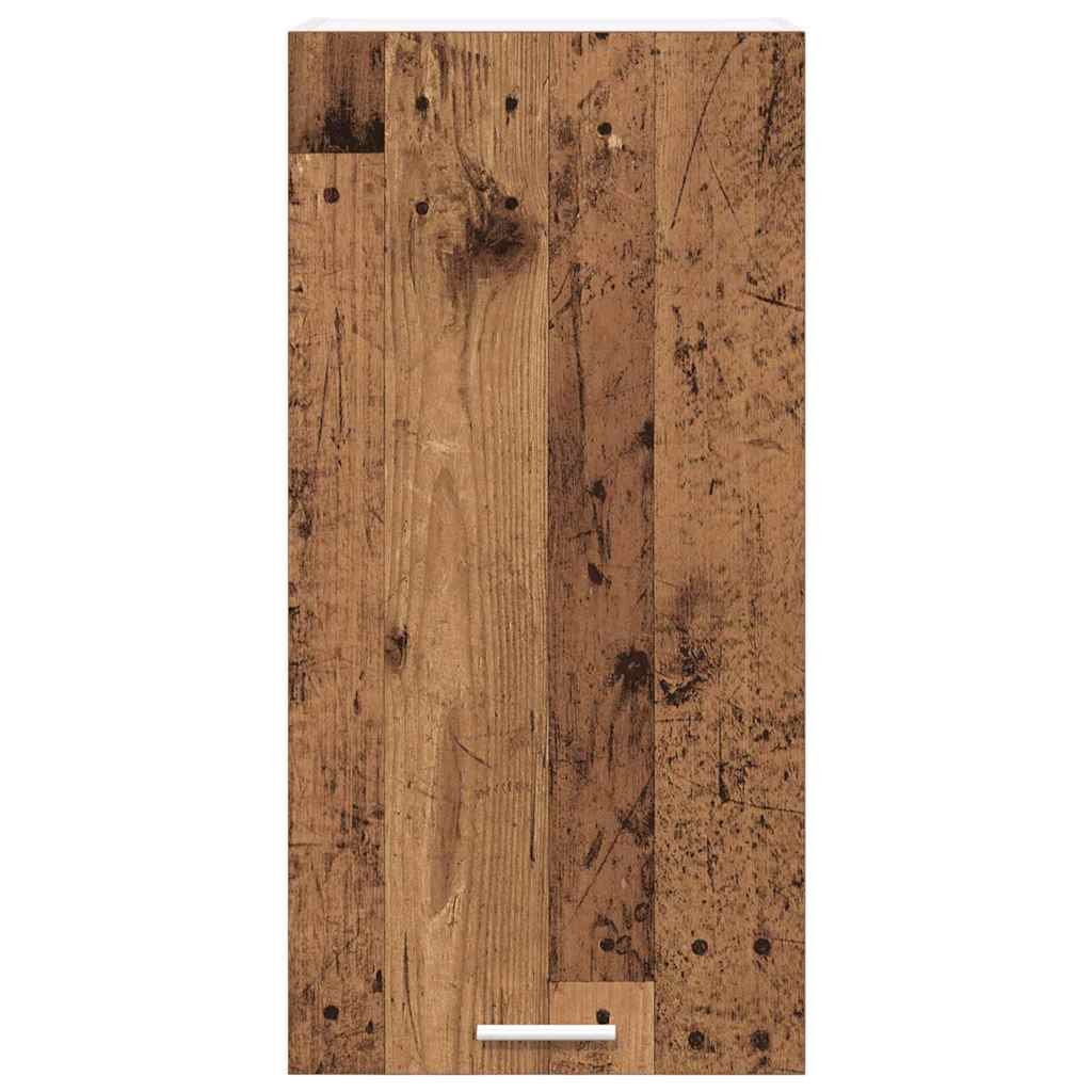 Dulap suspendat cu raft Riga Lemn vechi și Alb 40 x 31 x 80 cm GartenMobel Dekor