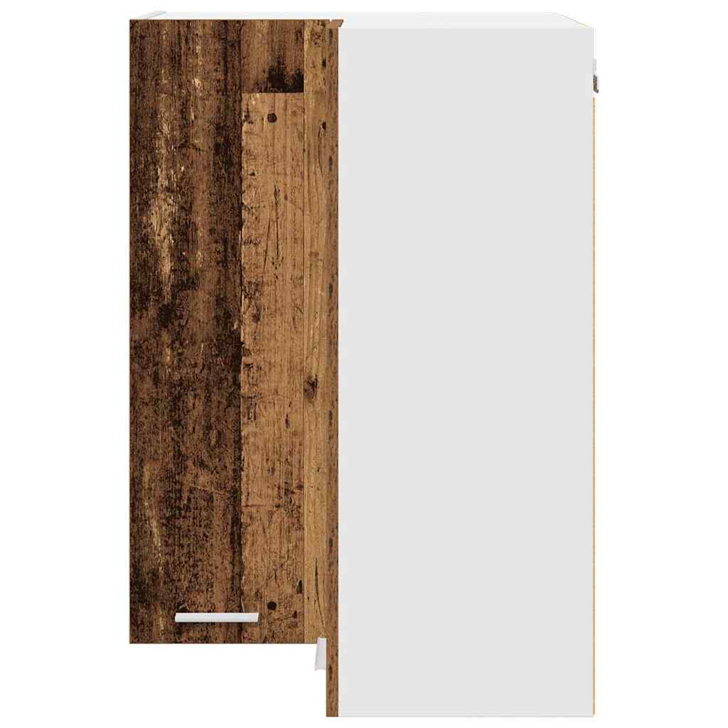 Dulap suspendat cu raft Riga Lemn vechi și Alb 57 x 57 x 80 cm GartenMobel Dekor