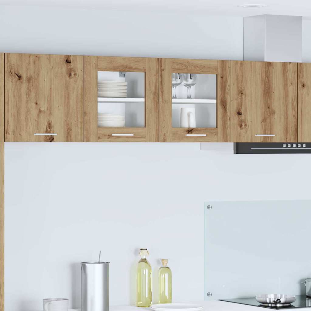 Dulap suspendat cu raft Riga Stejar Artizanal 40 x 31 x 40 cm GartenMobel Dekor