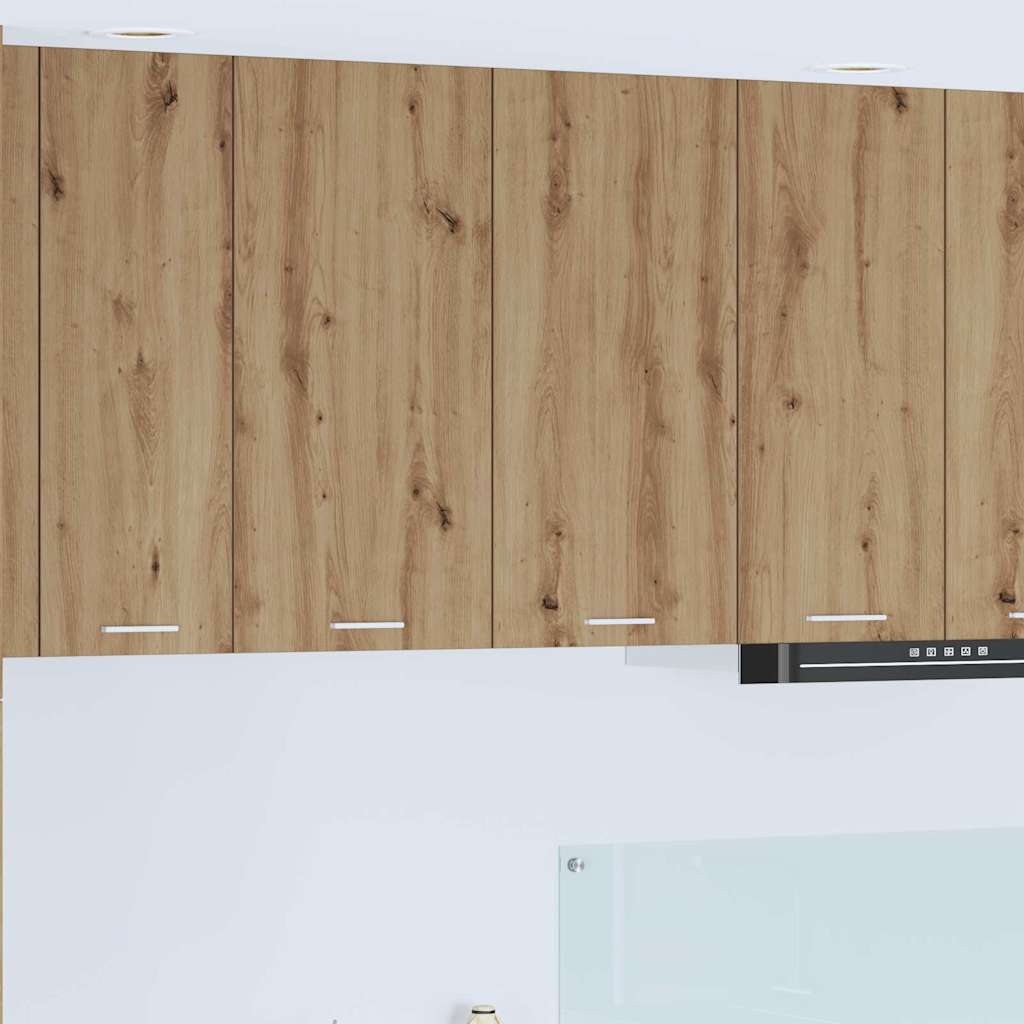 Dulap suspendat cu raft Riga Stejar Artizanal 80 x 31 x 80 cm GartenMobel Dekor