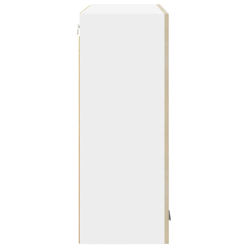 Dulap suspendat cu raft Riga Stejar Sonoma 80 x 31 x 80 cm GartenMobel Dekor