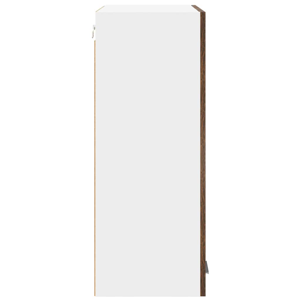 Dulap suspendat cu raft Riga Stejar fumuriu 60 x 31 x 80 cm GartenMobel Dekor