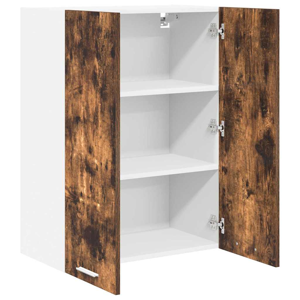 Dulap suspendat cu raft Riga Stejar fumuriu 60 x 31 x 80 cm GartenMobel Dekor