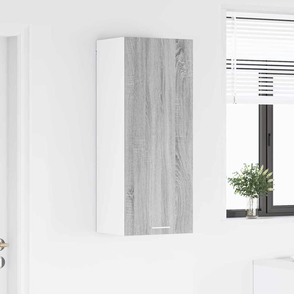 Dulap suspendat Riga Gri Sonoma 40 x 31 x 100 cm Lemn compozit GartenMobel Dekor