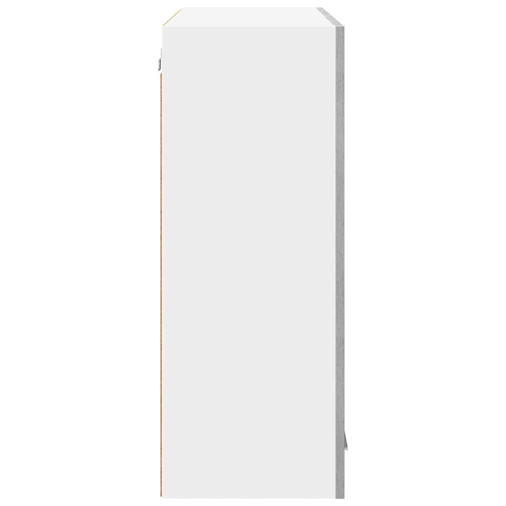 Dulap suspendat Riga Gri Sonoma 80 x 31 x 80 cm Lemn compozit GartenMobel Dekor