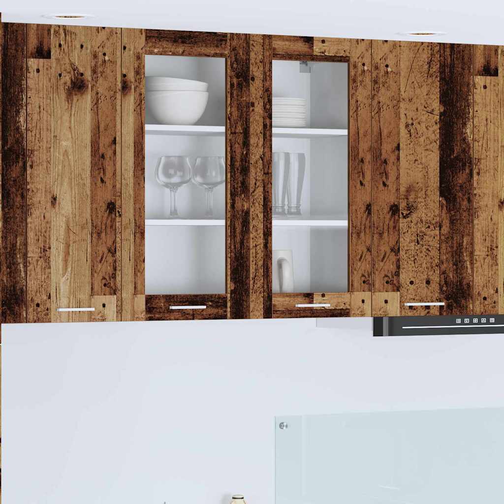 Dulap suspendat Riga Lemn Vechi 80 x 31 x 80 cm Lemn compozit GartenMobel Dekor