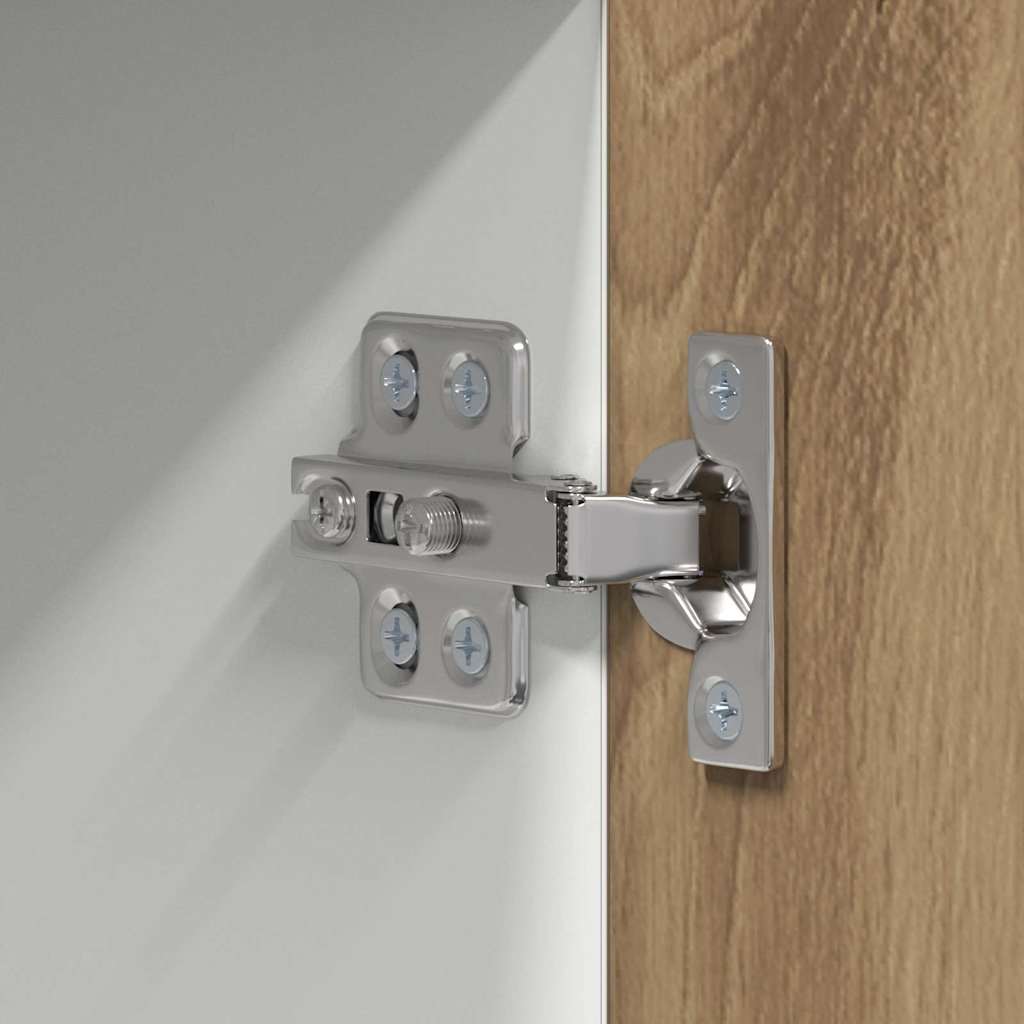 Dulap suspendat Riga Stejar Artisan și Alb 50 x 31 x 100 cm GartenMobel Dekor