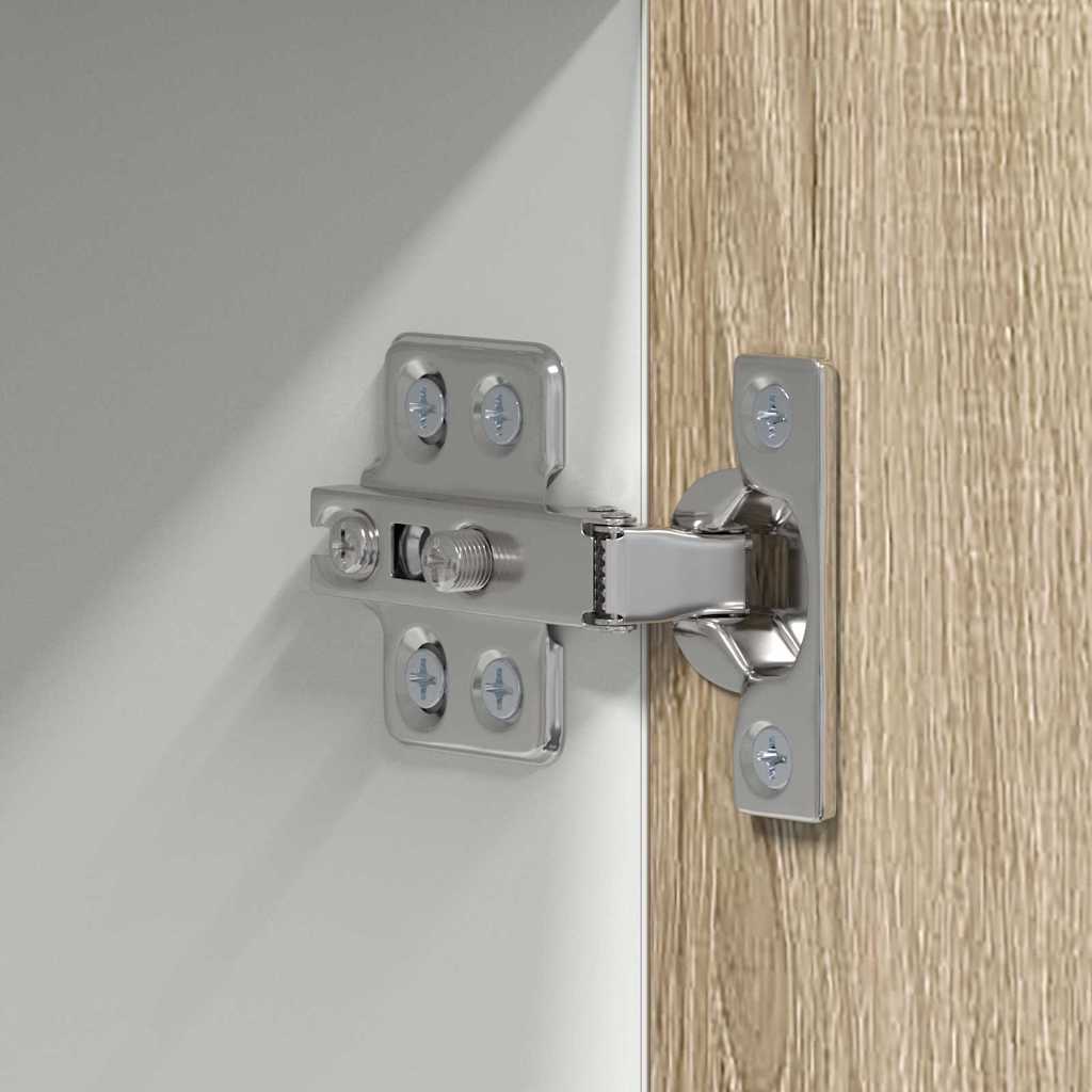 Dulap suspendat Riga Stejar Sonoma și Alb 50 x 31 x 100 cm GartenMobel Dekor