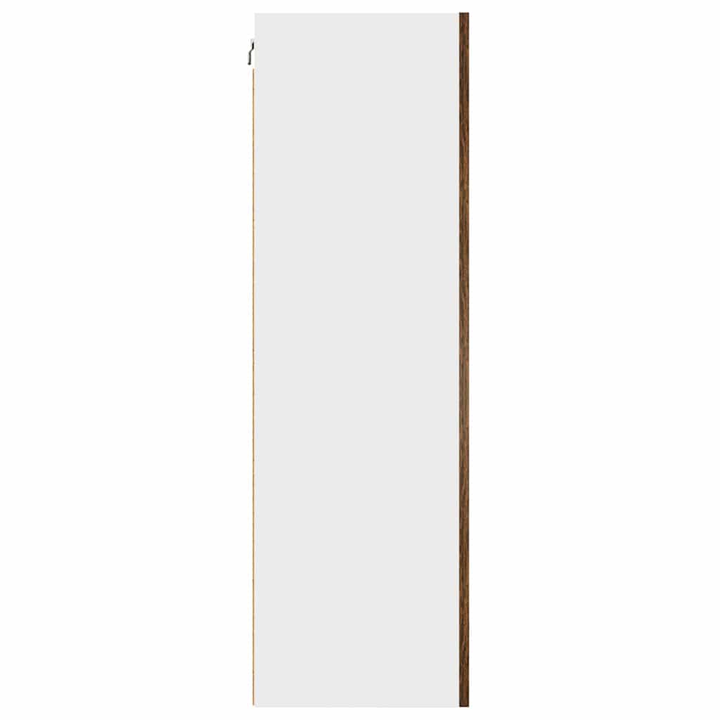 Dulap suspendat Riga Stejar afumat și alb 50 x 31 x 100 cm GartenMobel Dekor